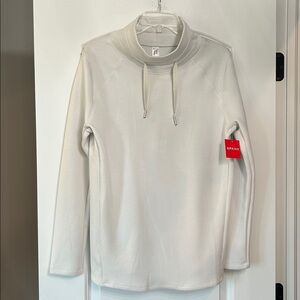 SPANX Air Essentials Turtleneck Tunic White Cloud SOFT